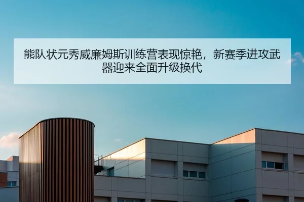 熊队状元秀威廉姆斯训练营表现惊艳，新赛季进攻武器迎来全面升级换代